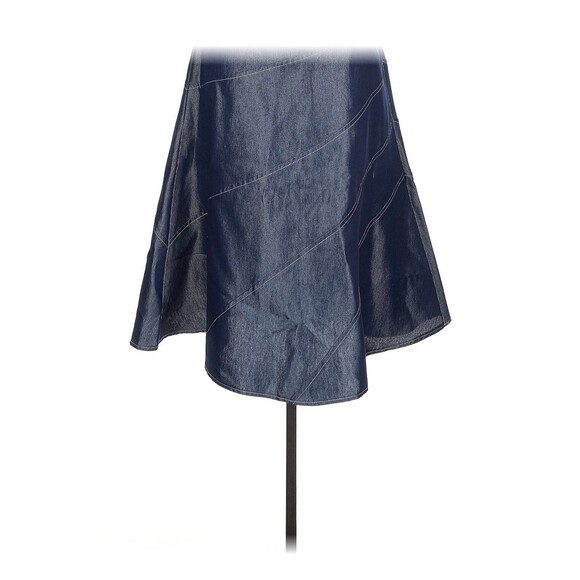 Ozone Dresses & Skirts - Ozone Denim Skirt Size Large A-Line Flare Asymmetrical Panels Made in USA Large